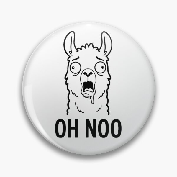 Item preview, Oh No Funny Scared Llama Sketch designed and sold by GiggleInkTees.