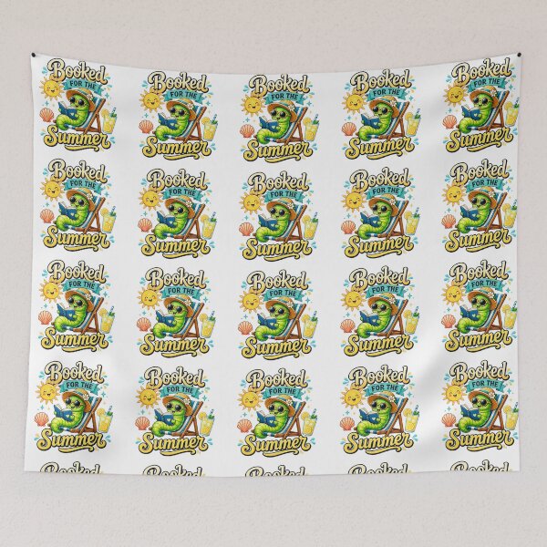 Item preview, Booked For The Summer Reading Worm designed and sold by Passionread.