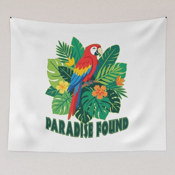Item preview, Paradise Found Tropical Scarlet Macaw designed and sold by Mr Lee.