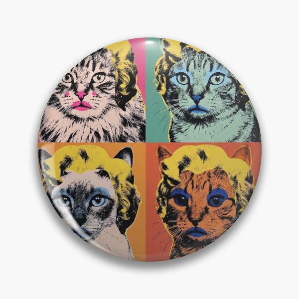 Item preview, Andy Warhol Style Pop Art Cats designed and sold by Olympusika.