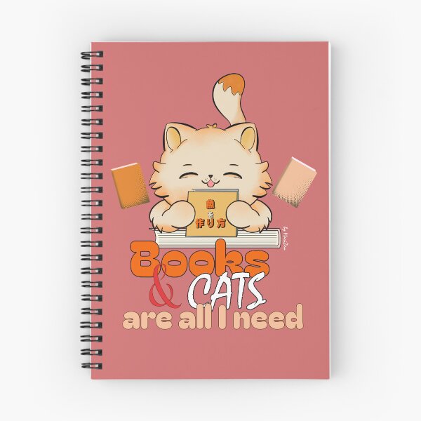 Item preview, Books and Cats Are All I Need designed and sold by byMariZen.