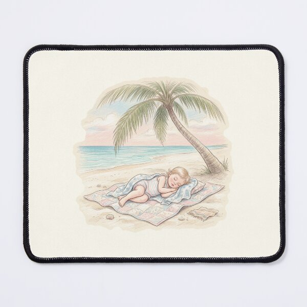 Item preview, Soft Dreamy Bahamas Beach Nap Comfort Art designed and sold by DuckOddity.