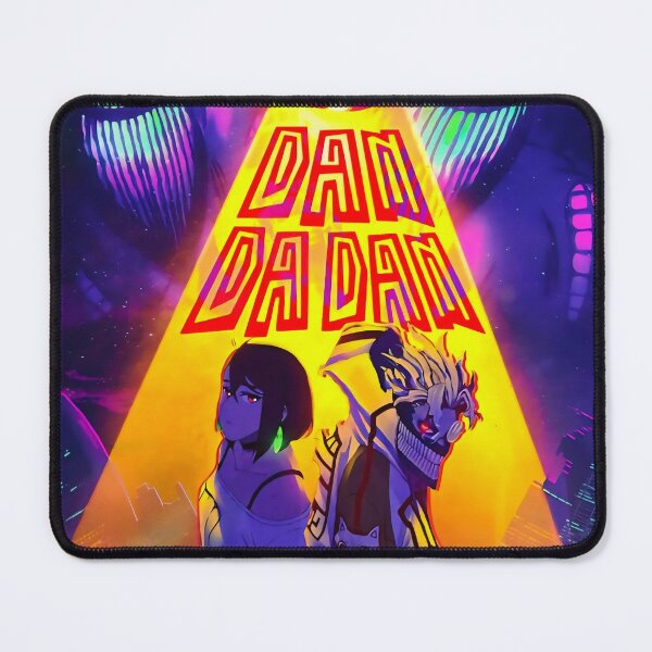 Item preview, Dan Da Dan Neon Anime Art – Retro UFO Manga Style designed and sold by PosterFuel.