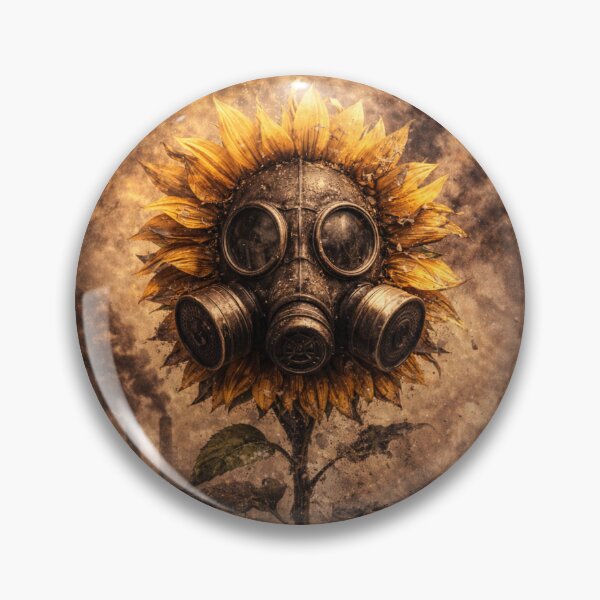 Item preview, Breathe No More – Air Pollution Environmental Awareness Sunflower Design designed and sold by OrbitOfMind.
