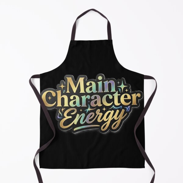 Item preview, Main Character Energy - Holographic Magical Gold Aesthetic - motivational- Birthday gift designed and sold by Zaitmiprints.