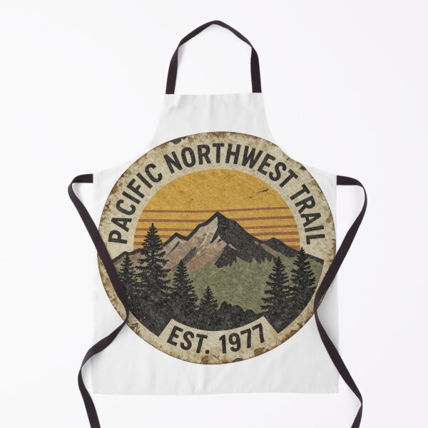 Item preview, Copy of Pacific Northwest Trail - Retro 70s Mountain Hiking Patch (Back) designed and sold by Melian Vintage.