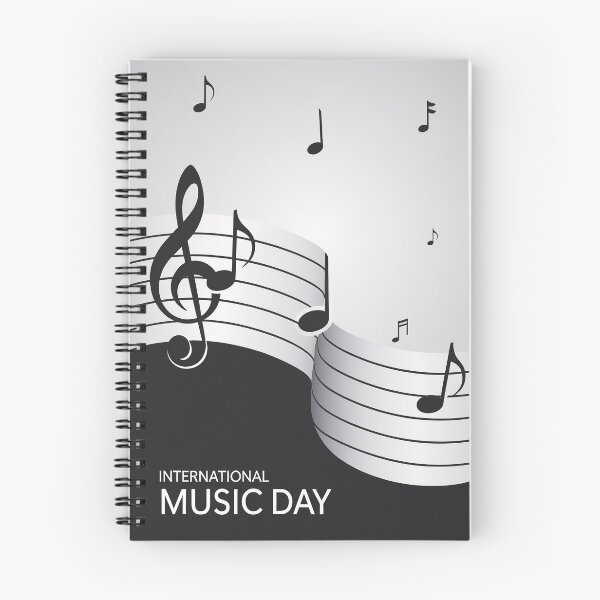 Item preview, Elegant Harmony of Notes - World Music Day designed and sold by Art-Arcade6.