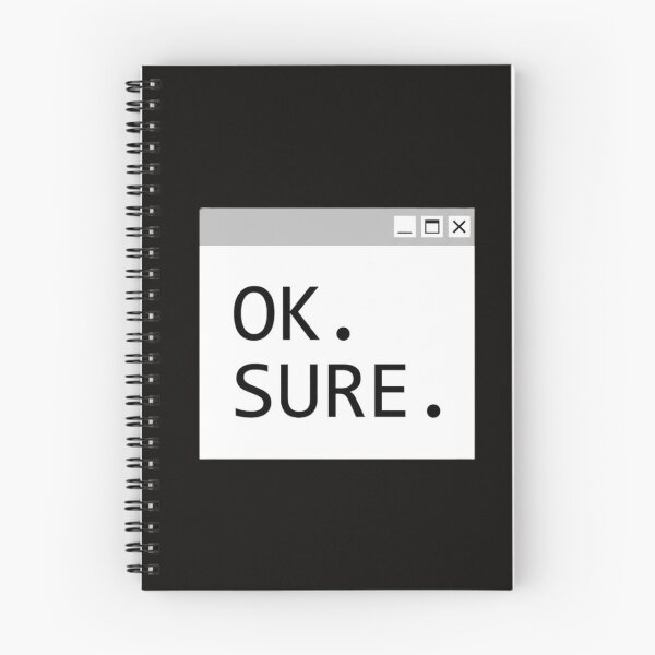 Item preview, Ok Sure Retro Computer Error Message designed and sold by GiggleInkTees.