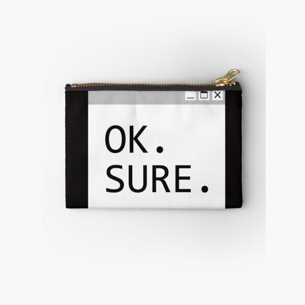 Item preview, Ok Sure Retro Computer Error Message designed and sold by GiggleInkTees.
