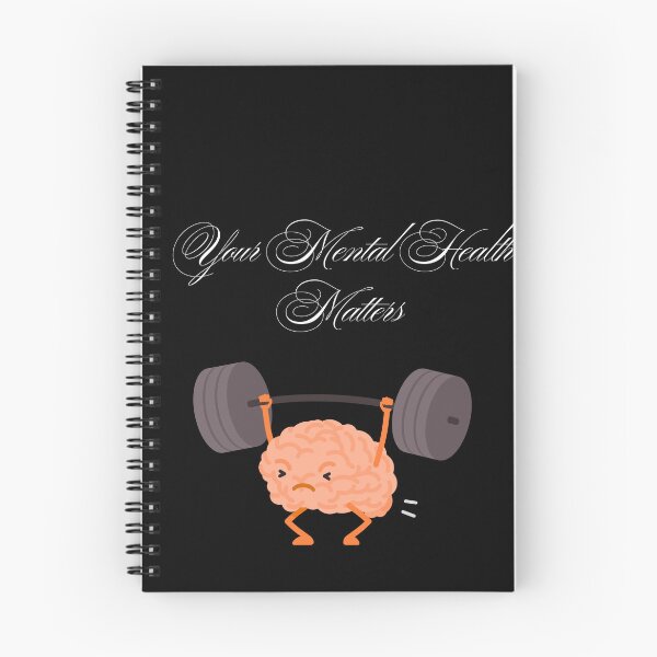 Item preview, Your Mental Health Matters, Brain Lifting Weights Gym Design designed and sold by PipForgeStudio .