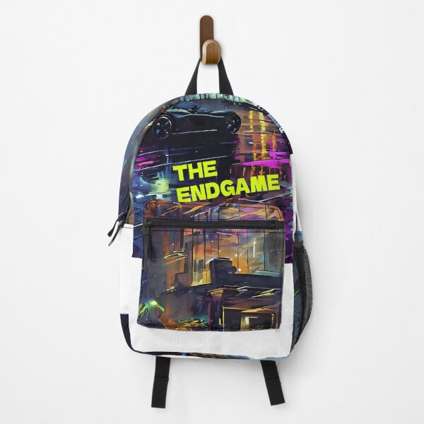 Item preview, The Endgame - Modern Cyberpunk Sunset Villa Art designed and sold by Modern Nest Art.