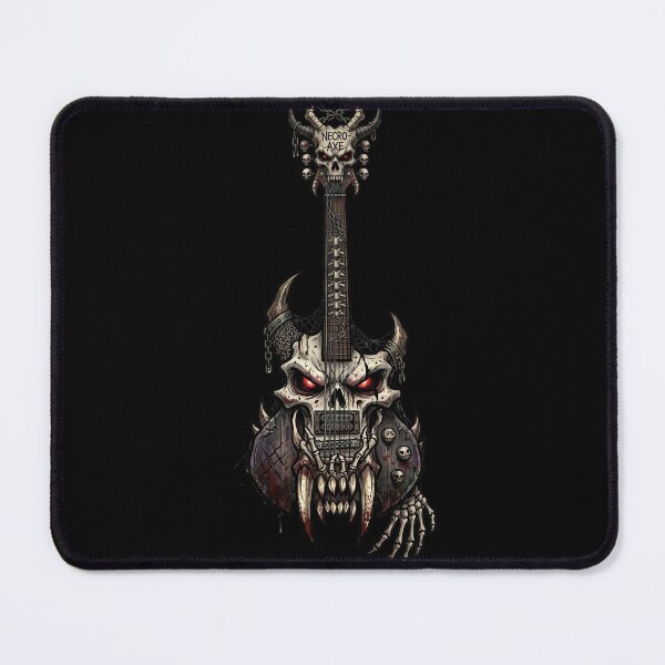 Item preview, Creepy Axe Beast Skull Claws Guitar — Raw Dark Metal designed and sold by David Mateo ArtWorks.