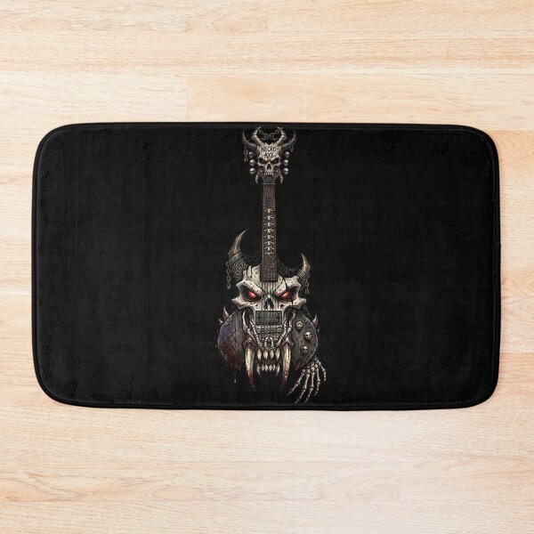 Item preview, Creepy Axe Beast Skull Claws Guitar — Raw Dark Metal designed and sold by David Mateo ArtWorks.