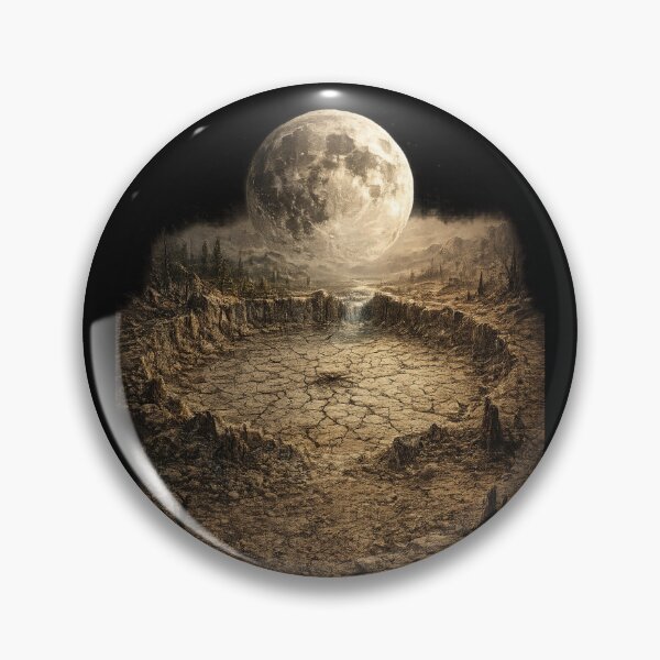 Item preview, Dying Earth Landscape – Climate Change & Global Warming Environmental Awareness Design designed and sold by OrbitOfMind.