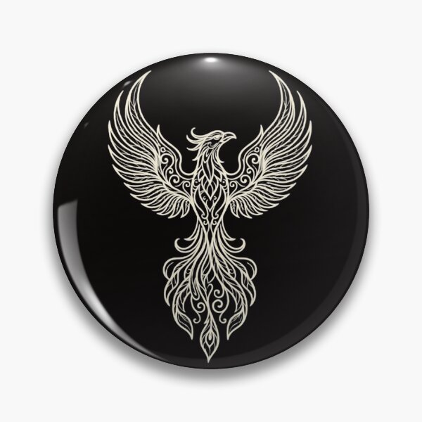 Item preview, Ornate Phoenix Fine Line Celtic Art designed and sold by GiggleInkTees.