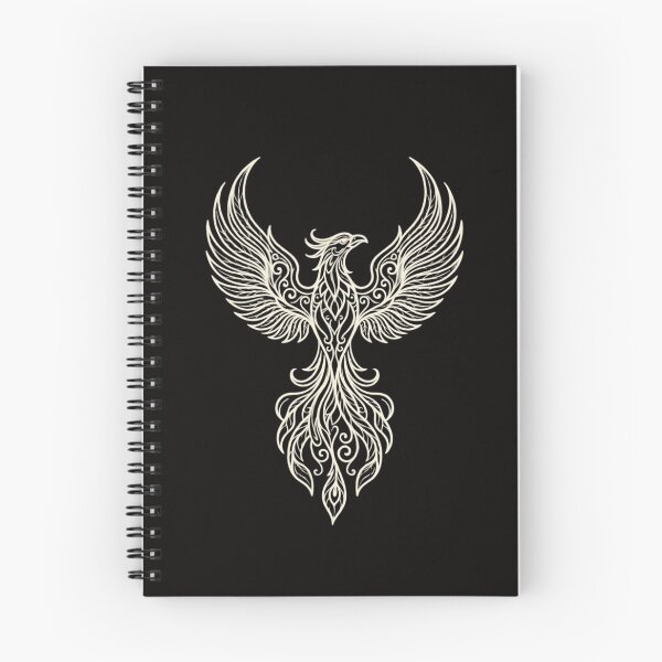 Item preview, Ornate Phoenix Fine Line Celtic Art designed and sold by GiggleInkTees.