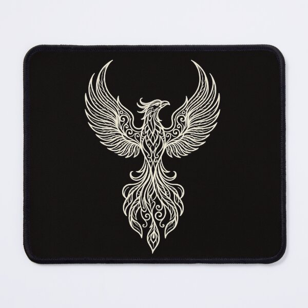 Item preview, Ornate Phoenix Fine Line Celtic Art designed and sold by GiggleInkTees.