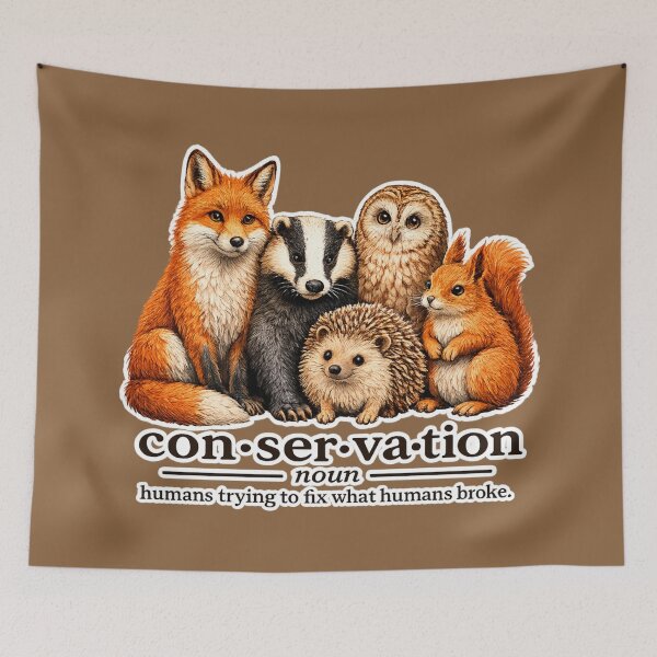 Item preview, Conservation Woodland Team Portrait designed and sold by ChirpInc.
