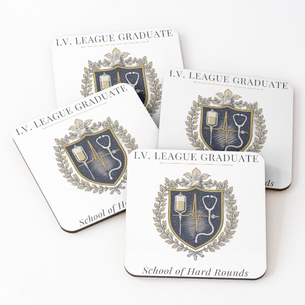 Item preview, I.V. League Graduate Funny Nurse Graduation Gift RN designed and sold by MeridianVisions.