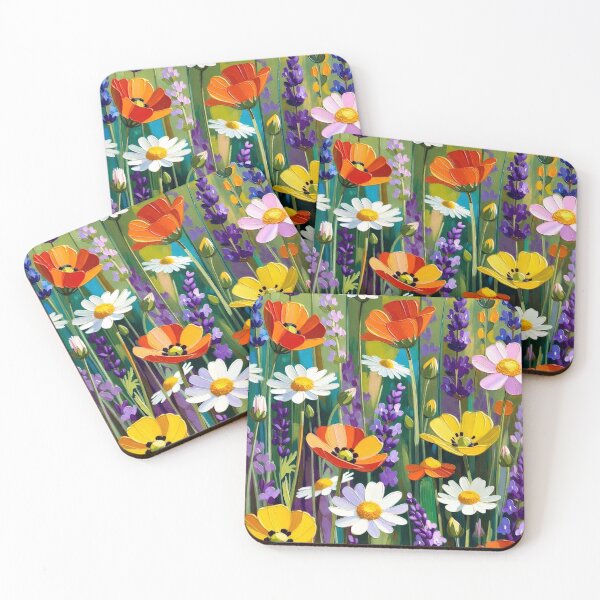 Item preview, Colorful Wildflowers Field Bouquet designed and sold by IntelliMindDesigns.