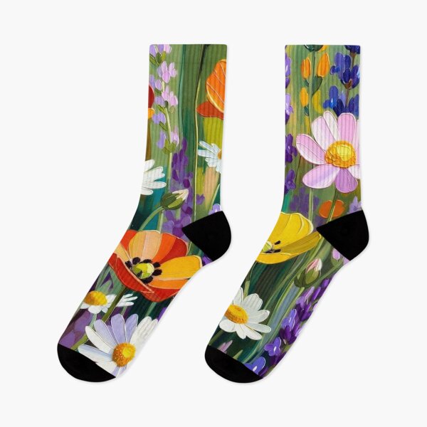 Item preview, Colorful Wildflowers Field Bouquet designed and sold by IntelliMindDesigns.