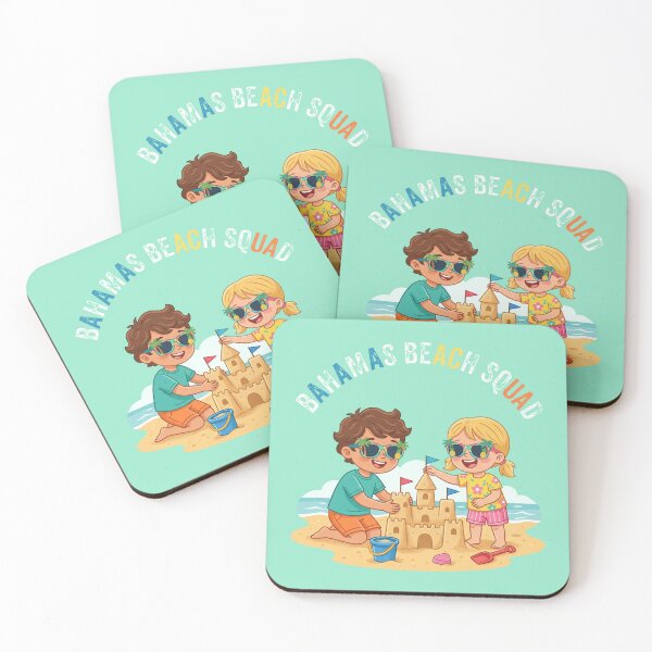 Item preview, Bahamas Beach Squad Cute Kids Vacation designed and sold by DuckOddity.