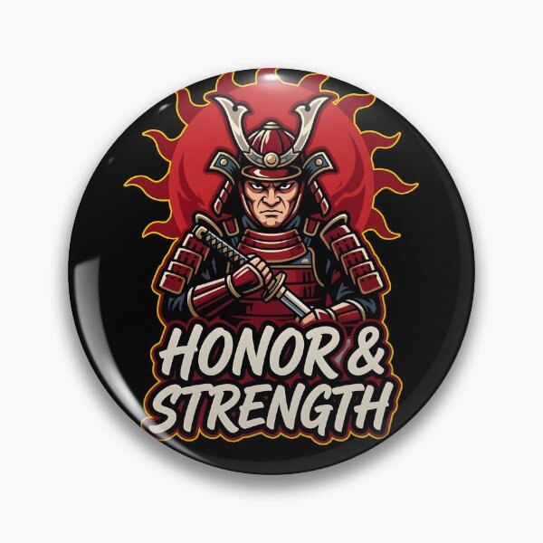 Item preview, Honor Strength Vintage Japanese Samurai designed and sold by Mr Lee.