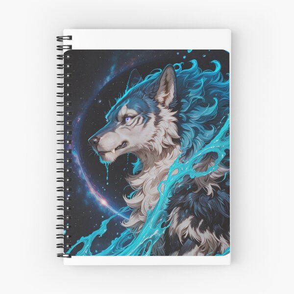 Item preview, Moon Guardian Wolf | Fantasy Animal Art designed and sold by AeraArts.
