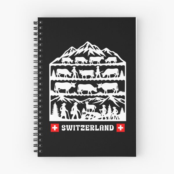 Item preview, Swiss Papercut folk art cows coming down from the Alps designed and sold by AntiqueImages.
