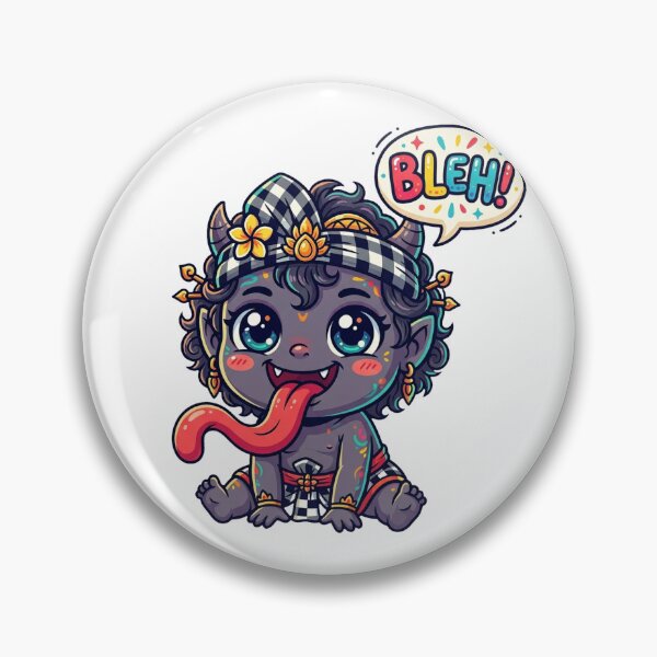 Item preview, Cute Chibi Leyak Balinese Spirit Art designed and sold by DuckOddity.
