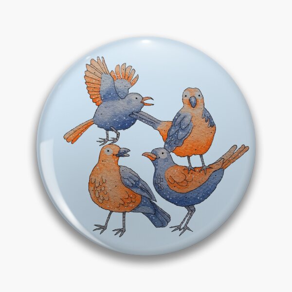 Item preview, Four Calling Birds designed and sold by VicEllisArt.