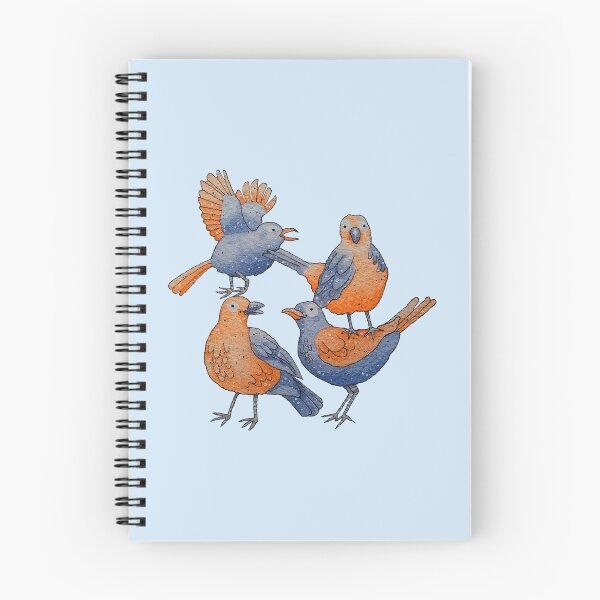 Item preview, Four Calling Birds designed and sold by VicEllisArt.
