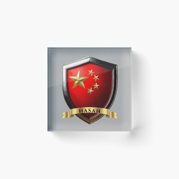 Item preview, Hasan Chinese Heritage Crest Shield designed and sold by Highlandkings.