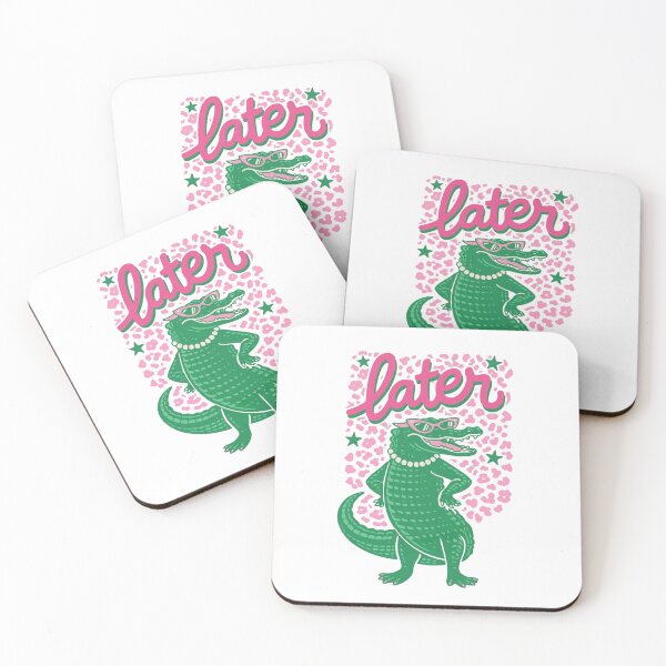 Item preview, Sassy Gator Pink Preppy Later designed and sold by HBDStudio.