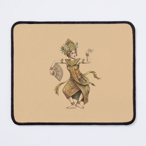 Item preview, Vintage Balinese Legong Dancer Art designed and sold by DuckOddity.