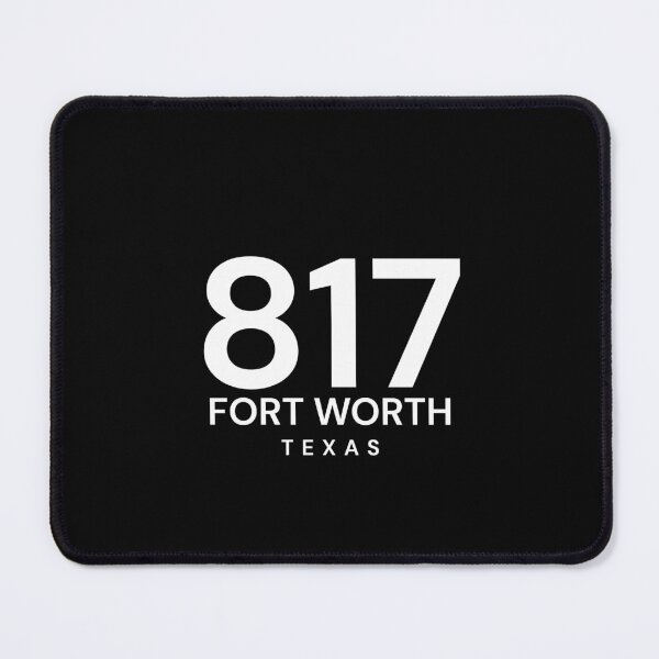 Item preview, 817 Fort Worth Texas Minimalist Area Code designed and sold by Paper Drip.