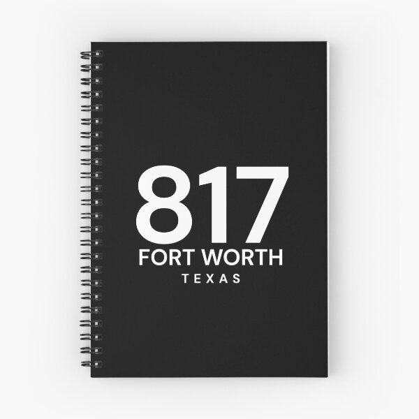 Item preview, 817 Fort Worth Texas Minimalist Area Code designed and sold by Paper Drip.