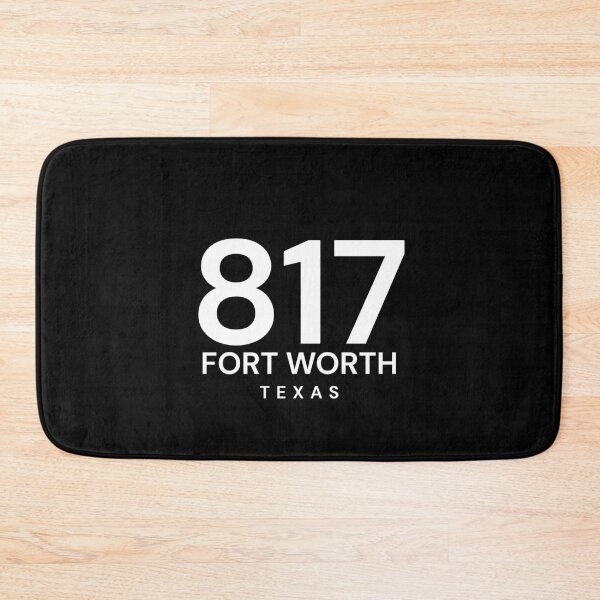 Item preview, 817 Fort Worth Texas Minimalist Area Code designed and sold by Paper Drip.
