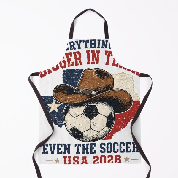 Item preview, Texas Soccer Cowboy – Vintage World Cup 2026 Western Football Graphic T-Shirt designed and sold by PatysArt.