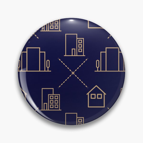 Item preview, Real estate and city buildings seamless pattern in minimal line art style designed and sold by Longsilp.