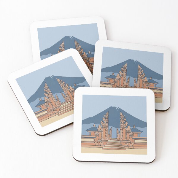 Item preview, Minimalist Bali Temple Candi Bentar Art designed and sold by DuckOddity.