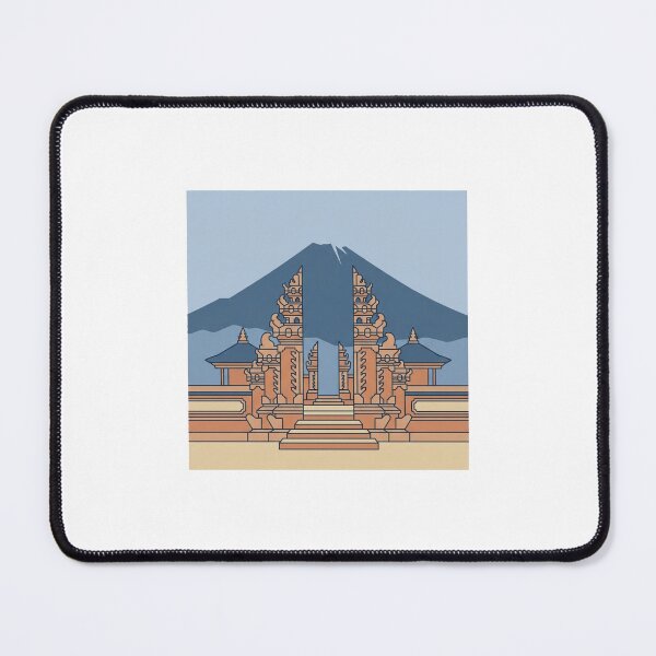 Item preview, Minimalist Bali Temple Candi Bentar Art designed and sold by DuckOddity.