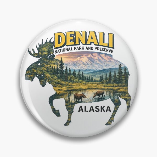 Artikelvorschau, Elche Denali Nationalpark entworfen und verkauft von HaydenMillepied.