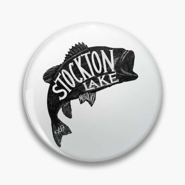 Item preview, Stockton Lake Missouri Fish Label designed and sold by John Morris Illustration.