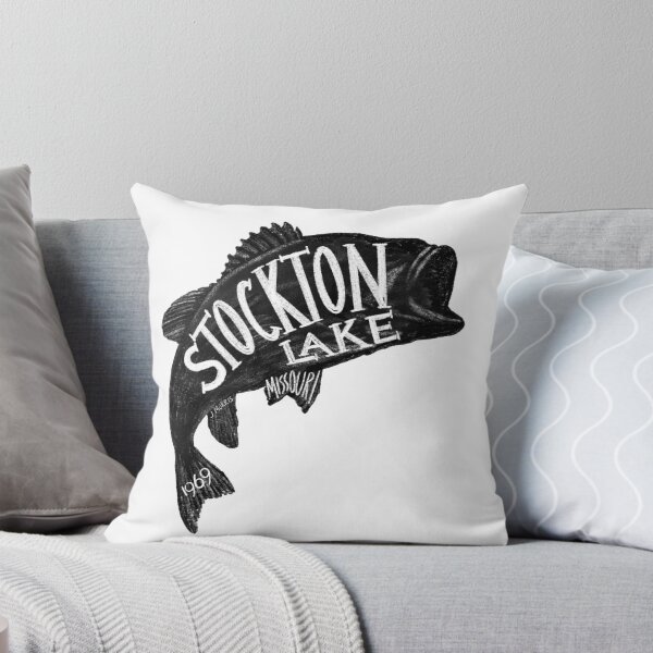 Item preview, Stockton Lake Missouri Fish Label designed and sold by John Morris Illustration.