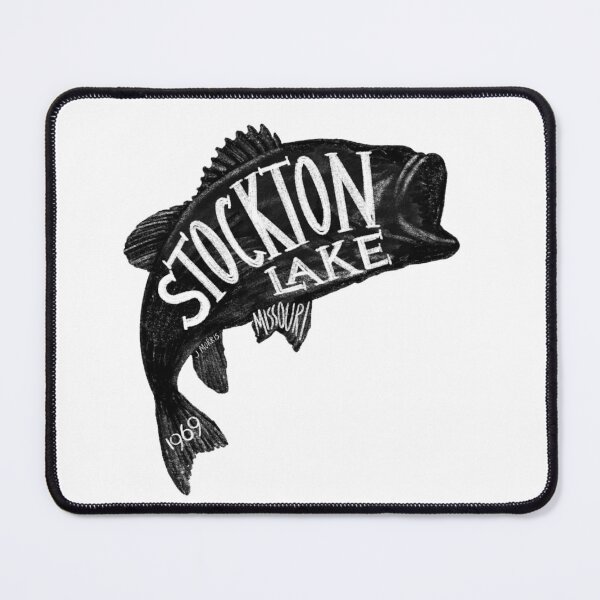 Item preview, Stockton Lake Missouri Fish Label designed and sold by John Morris Illustration.