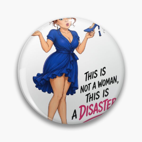 Item preview, This Is A Disaster Funny Pinup Woman⁠ designed and sold by POTOTSKA.