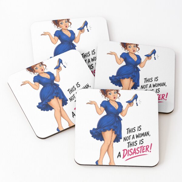 Item preview, This Is A Disaster Funny Pinup Woman⁠ designed and sold by POTOTSKA.