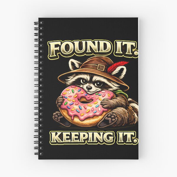 Item preview, Found It Keeping It Funny Raccoon Donut Lover Vintage Graphic T-Shirt  Main Tag: designed and sold by clockedoutwearshop.