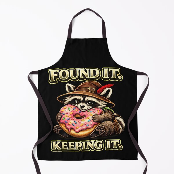 Item preview, Found It Keeping It Funny Raccoon Donut Lover Vintage Graphic T-Shirt Main Tag: designed and sold by clockedoutwearshop.